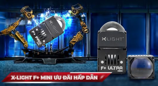 ĐỘ ĐÈN X-LIGHT F+ ULTRA MINI VÀ F+ PRO MINI VỚI GIÁ ƯU ĐÃI 10%